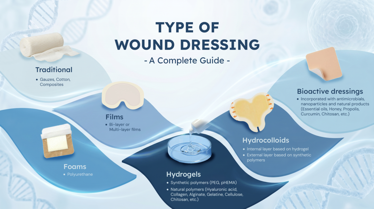 Types of wound dressings